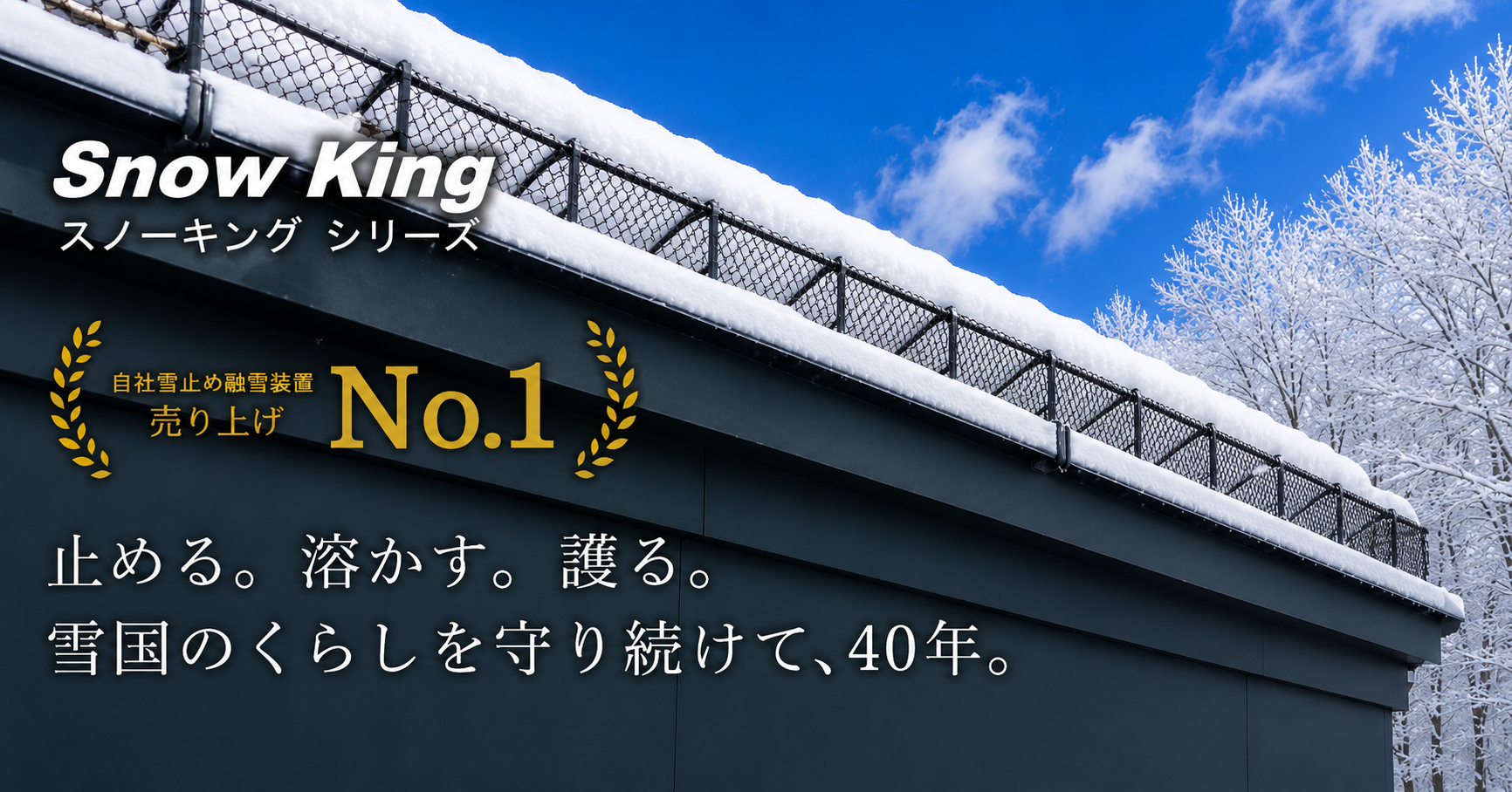 スノーキング（屋根用雪止融雪装置）のご案内